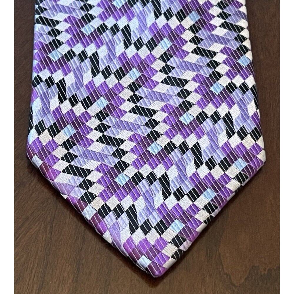 The Big Knot By Steven Land Purple Hand Made 100% Silk Made In China